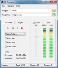 LP Recorder screenshot